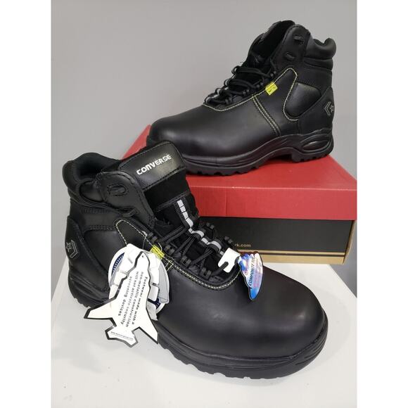 Converse C6755 FLEXMET Sport shoe Boot Men size 13 black MT75 WORK COMPOSITE TOE - Picture 1 of 7